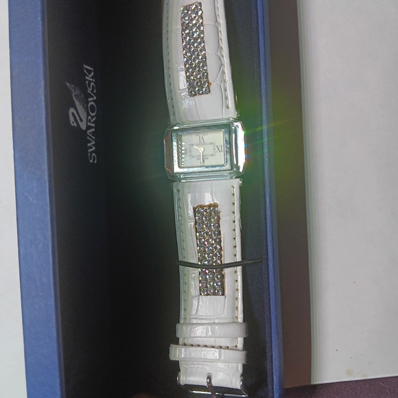 Swarovski White and Silver Women's Watch - Picture 1 of 3